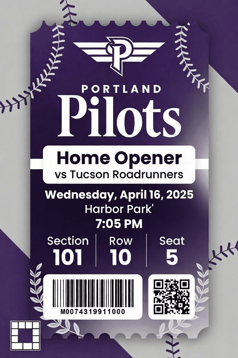 Home Opener Ticket — 2025
